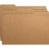Office Depot® Brand File Folders, 1/3 Cut, Legal Size (8-1/2" x 14"), 3/4" Expansion, Kraft, Box Of 100