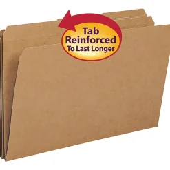 Office Depot® Brand File Folders, 1/3 Cut, Legal Size (8-1/2