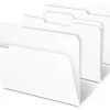 Office Depot® Brand File Folders, 1/3 Cut, Letter Size, White, Box Of 100 Folders