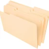 Office Depot® Brand File Folders, 1/3 Tab Cut, Legal Size, Manila, Pack Of 100 Folders