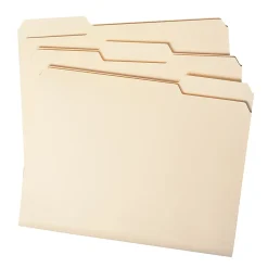 Office Depot® Brand File Folders, 1/3 Cut, Letter Size, Manila, Pack Of 250