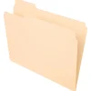 Office Depot® Brand File Folders, 1/3 Tab Cut, Left Position, Letter Size, Manila, Pack Of 100