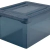 Office Depot® Brand File Tote, 35 Qt, Letter/Legal Size, 10-13/16"H x 13-5/8"W x 18"D, Copen Blue