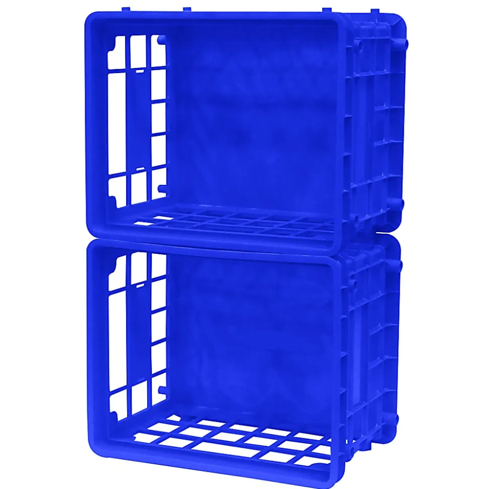 Office Depot® Brand Filing/Stacking Crate, Medium Size, Blue