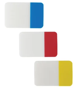 Office Depot® Brand Filing Tabs, 1" x 1 1/2", Assorted Colors, 22 Tabs Per Pad, Pack Of 3 Pads