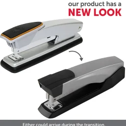 Office Depot® Brand Full-Strip Metal Desktop Stapler, 25 Sheets Capacity, Silver