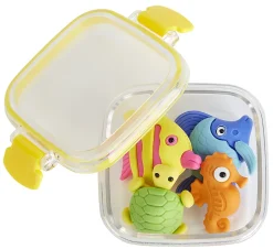 Office Depot® Brand Fun Erasers, Sea Creatures, Pack Of 4