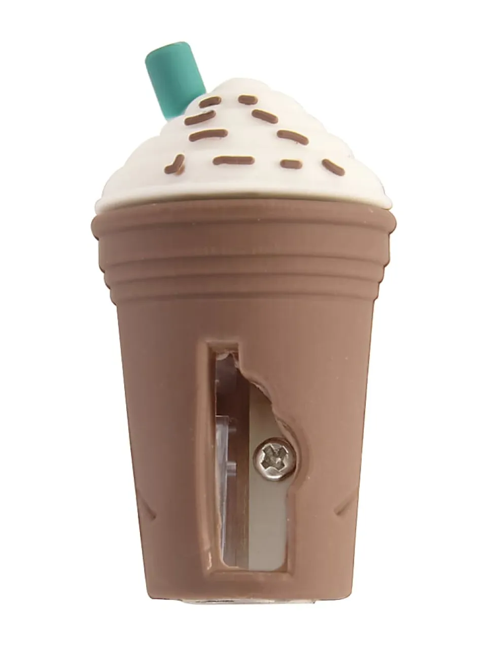Office Depot® Brand Fun Shaped 1-Hole Manual Pencil Sharpener, Coffee Cup