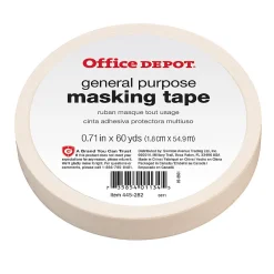 Office Depot® Brand General-Purpose Masking Tape, 0.71" x 60 Yd.