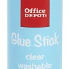 Office Depot® Brand Glue Sticks, 0.32 Oz, Clear, Pack Of 4 Glue Sticks