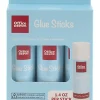 Office Depot® Brand Glue Sticks, 1.4 Oz, Clear, Pack Of 3 Glue Sticks
