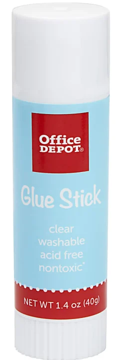 Office Depot® Brand Glue Sticks, 1.4 Oz, Clear, Pack Of 3 Glue Sticks