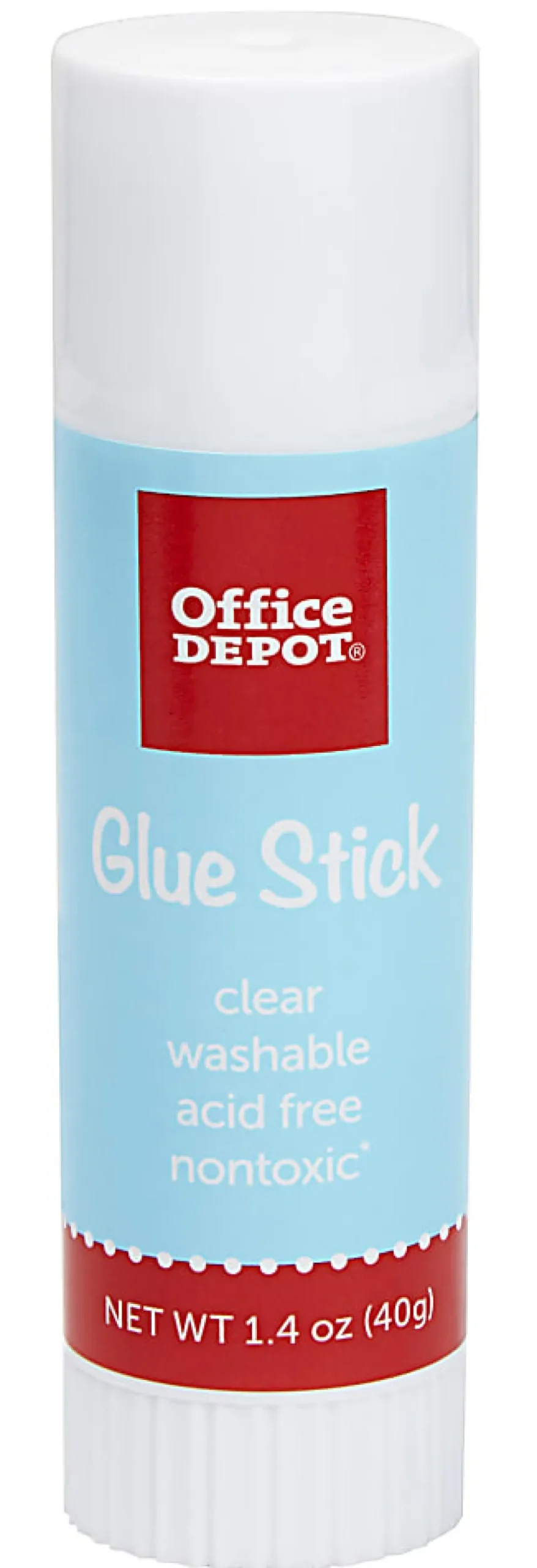 Office Depot® Brand Glue Sticks, 1.4 Oz, Clear, Pack Of 3 Glue Sticks