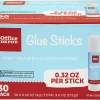Office Depot® Brand Glue Sticks, 0.32 Oz, Clear, Pack Of 30 Glue Sticks