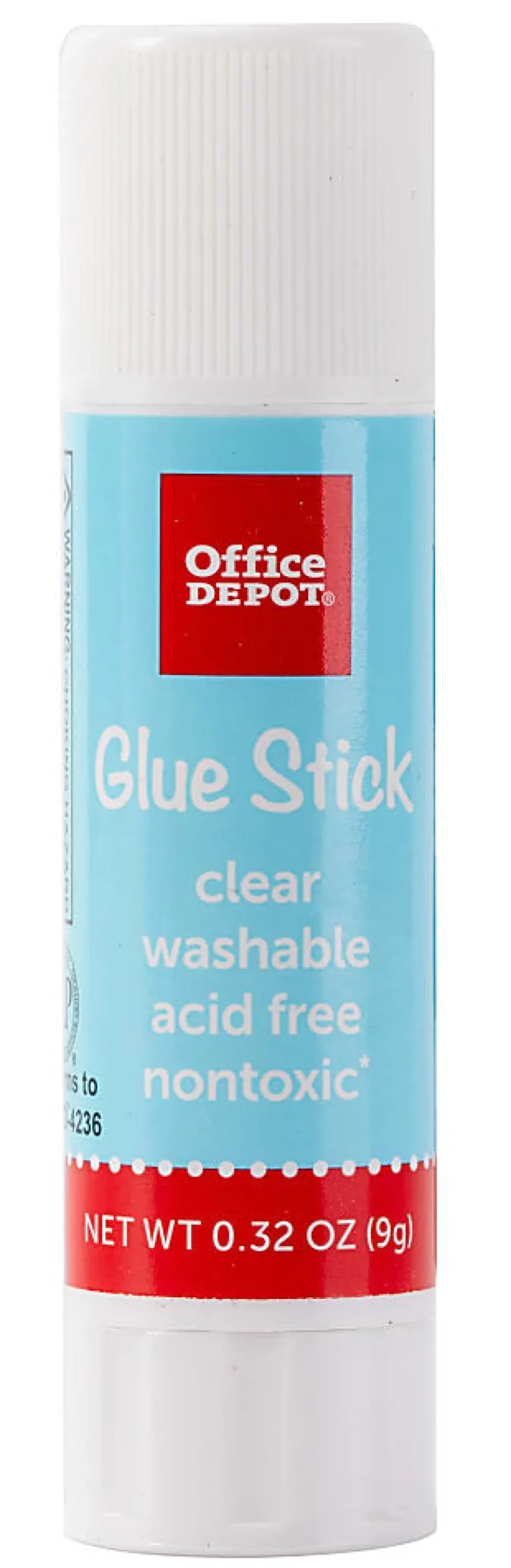 Office Depot® Brand Glue Sticks, 0.32 Oz, Clear, Pack Of 2 Glue Sticks
