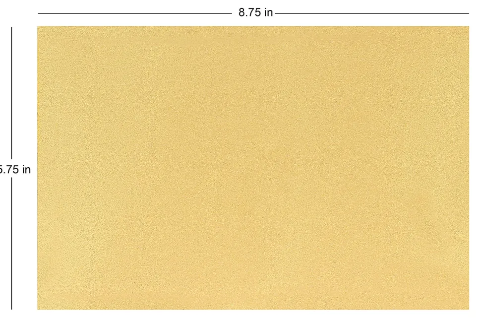 Office Depot® Brand Greeting Card Envelopes, A9, 5-3/4" x 8-3/4", Clean Seal, Gold Pearl, Box Of 25