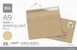 Office Depot® Brand Greeting Card Envelopes, A9, 5-3/4