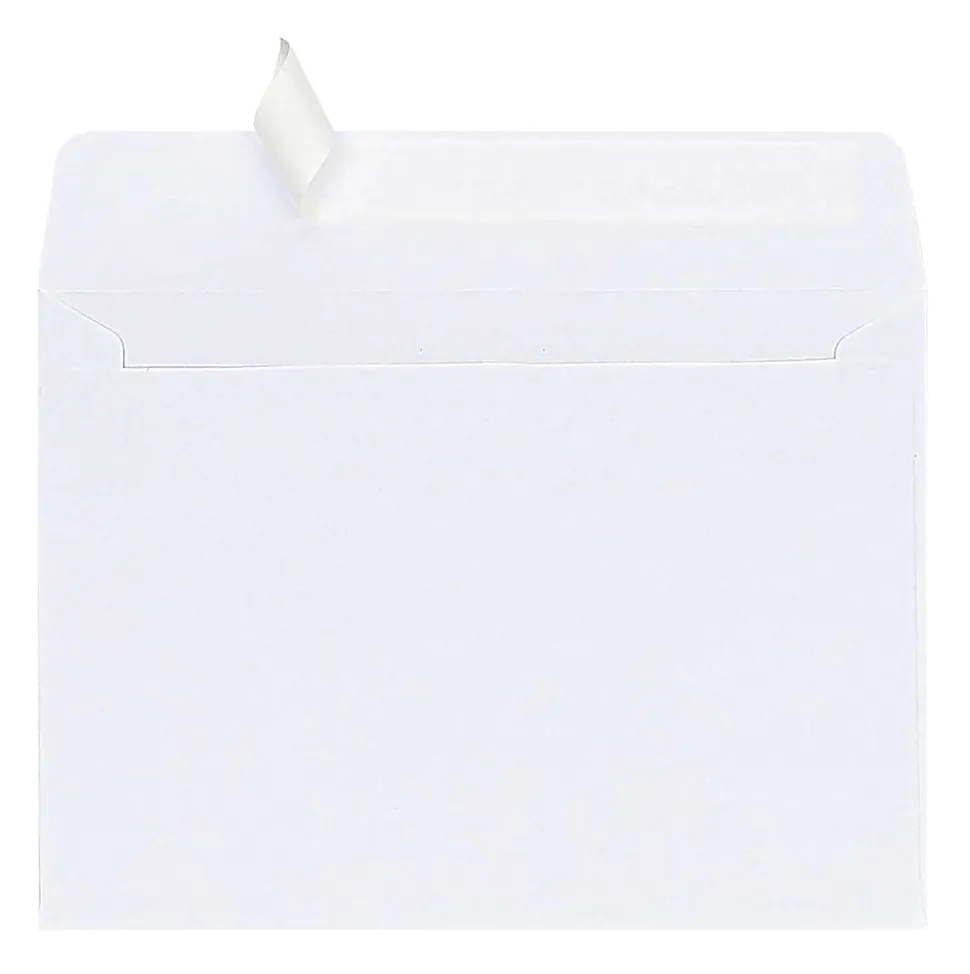 Office Depot® Brand Greeting Card Envelopes, A7, 5-1/4” x 7-1/4”, Clean Seal, White, Box Of 25