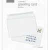Office Depot® Brand Greeting Card Envelopes, A9, 5-3/4" x 8-3/4", Gummed Seal, White, Box Of 100