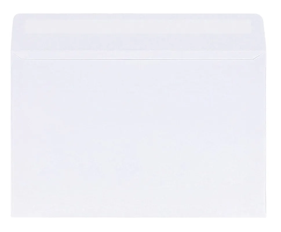 Office Depot® Brand Greeting Card Envelopes, A9, 5-3/4" x 8-3/4", Gummed Seal, White, Box Of 100