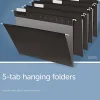 Office Depot® Brand Hanging File Folders, 1/5-Cut, Letter Size, Black, Pack Of 25 Folders