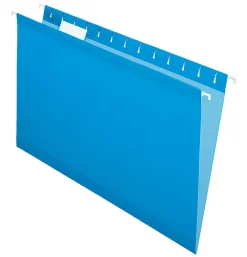 Office Depot® Brand Hanging Folders, 15 3/4" x 9 3/8", Legal Size, Blue, Box Of 25