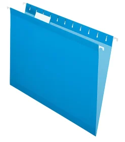 Office Depot® Brand Hanging Folders, Letter Size, Blue, Box Of 25