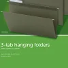 Office Depot® Brand Hanging Folders, 1/3 Cut, Legal Size, 100% Recycled, Green, Pack Of 25