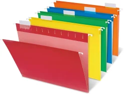 Office Depot® Brand Hanging Folders, Letter Size, Assorted, Box Of 25