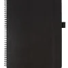 Office Depot® Brand Hard Cover Premium Business Notebook, 8 1/2" x 11", 1 Subject, Narrow Ruled, 120 Pages (60 Sheets), Black