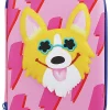 Office Depot® Brand Hardtop Pencil Case, 9" x 6-1/4", Pink Corgi, Total Quantity 1