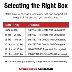 Office Depot® Brand Heavy-Duty Double Wall Corrugated Boxes, 20" x 20" x 20", Kraft, Pack Of 10 Boxes