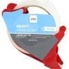 Office Depot® Brand Heavy Duty Shipping Packing Tape With Dispenser, 1.89" x 43.7 Yd., Crystal Clear