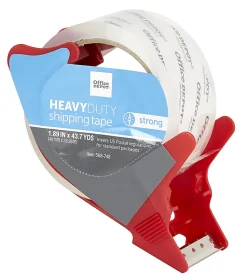 Office Depot® Brand Heavy Duty Shipping Packing Tape With Dispenser, 1.89