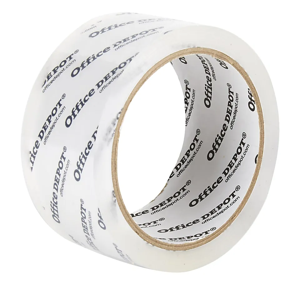 Office Depot® Brand Heavy Duty Shipping Packing Tape, 1.89" x 54.6 Yd, Crystal Clear, Pack Of 18 Rolls