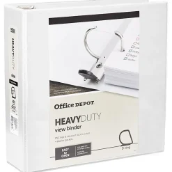 Office Depot® Brand Heavy-Duty View 3-Ring Binder, 3