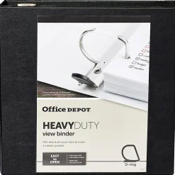 Office Depot® Brand Heavy-Duty View 3-Ring Binder, 3