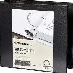 Office Depot® Brand Heavy-Duty View 3-Ring Binder, 4