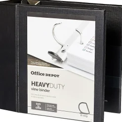 Office Depot® Brand Heavy-Duty View 3-Ring Binder, 5