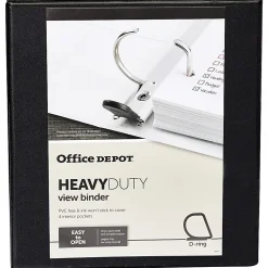 Office Depot® Brand Heavy-Duty View 3-Ring Binder, 1