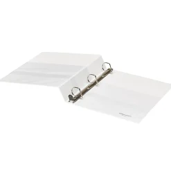 Office Depot® Brand Heavy-Duty View 3-Ring Binder, 1 1/2" D-Rings, 49% Recycled, White