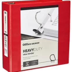 Office Depot® Brand Heavy-Duty View 3-Ring Binder, 3