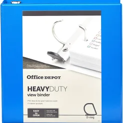 Office Depot® Brand Heavy-Duty View 3-Ring Binder, 2