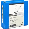 Office Depot® Brand Heavy-Duty View 3-Ring Binder, 4" D-Rings, Blue