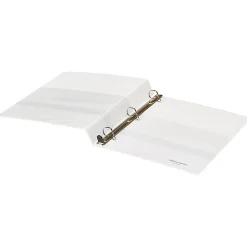 Office Depot® Brand Heavy-Duty View 3-Ring Binder, 1" D-Rings, 49% Recycled, White