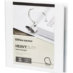 Office Depot® Brand Heavy-Duty View 3-Ring Binder, 1