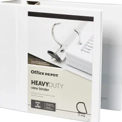 Office Depot® Brand Heavy-Duty View 3-Ring Binder, 5