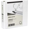 Office Depot® Brand Heavy-Duty View 3-Ring Binder, 2" D-Rings, 49% Recycled, White