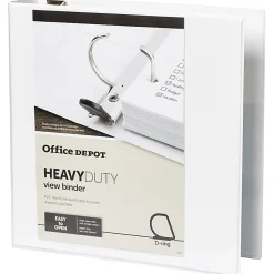 Office Depot® Brand Heavy-Duty View 3-Ring Binder, 2