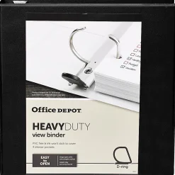 Office Depot® Brand Heavy-Duty View 3-Ring Binder, 2